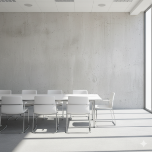 Faux Concrete office wallpaper