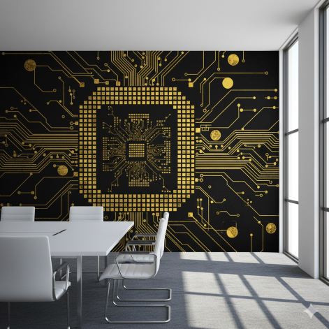 Gold Microchip Etching