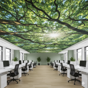 Lush Canopy Ceiling Wallpaper