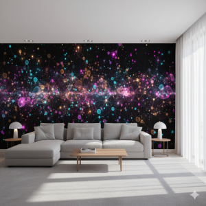 Quantum Particle Field Technology Wall Mural