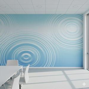 Ripple Effect Pattern Wall Art