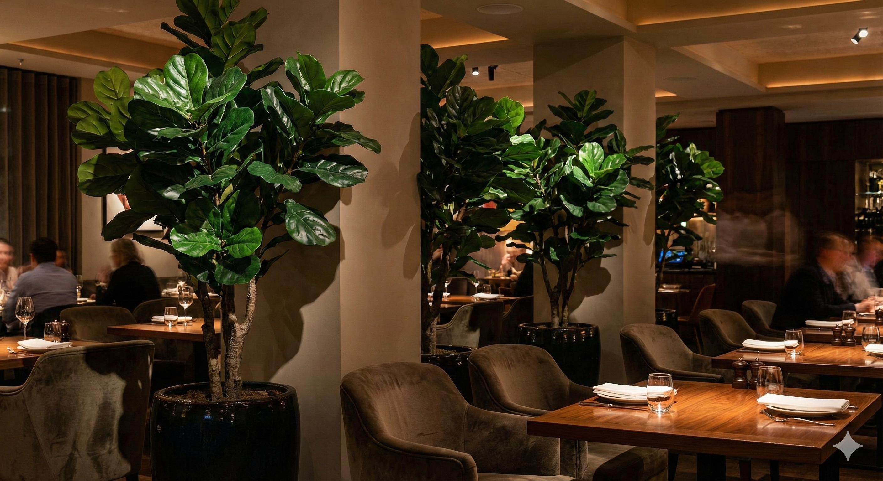 Faux Fiddle Leaf Fig Restaurant Plants Faux Fiddle Leaf Fig Restaurant Plants