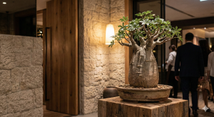 Restaurant Entryway Artificial Baobab Bonsai (Adansonia digitata)