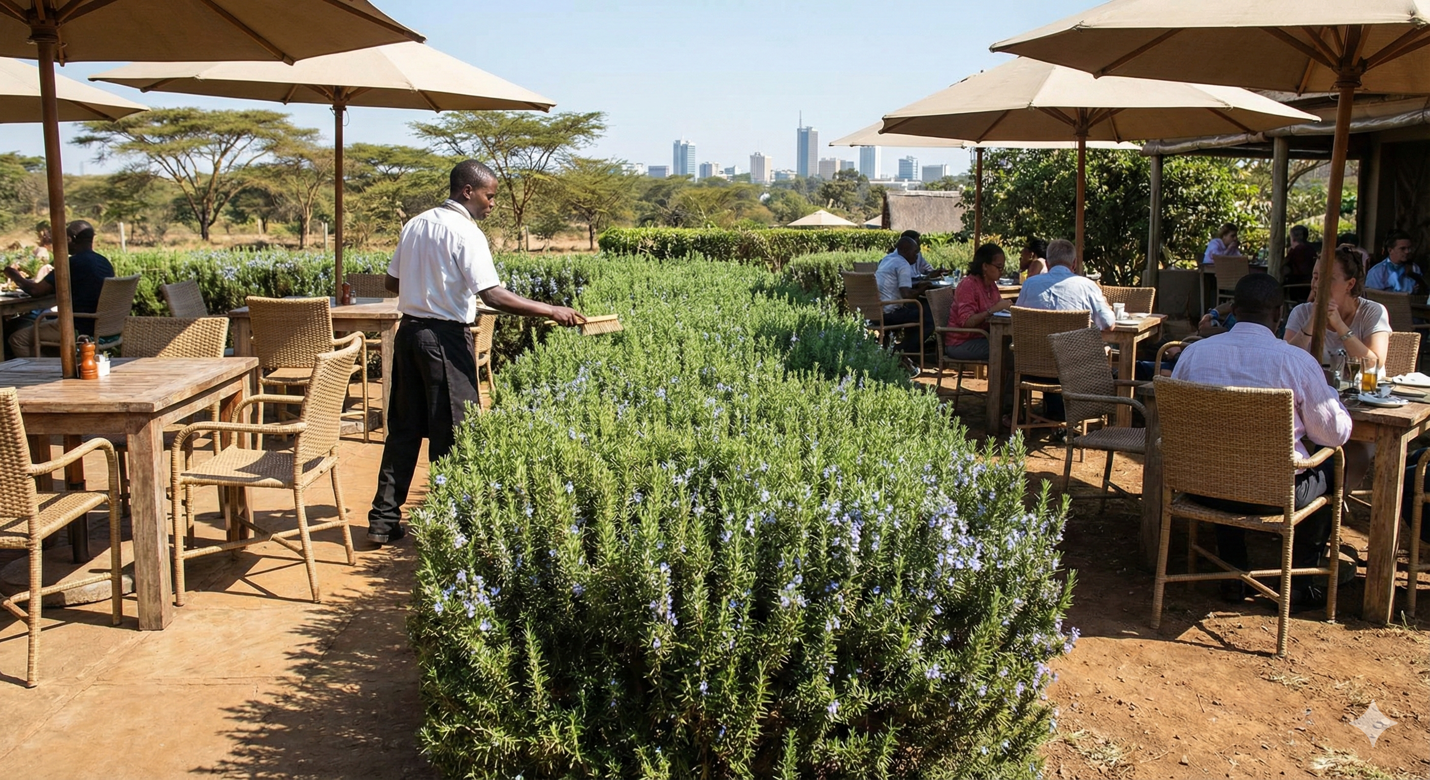 Rosemary Outdoor Restaurant Plants Hedge Rosemary Outdoor Restaurant Plants Hedge