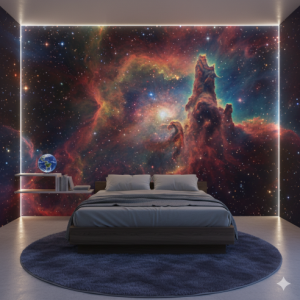 The Carina Nebula Bedroom Outer Space Mural