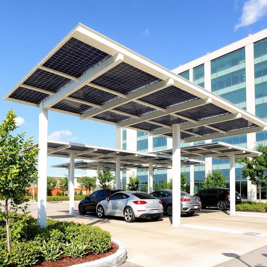 The Solar Carport Canopy The Solar Carport Canopy Office Landscaping.