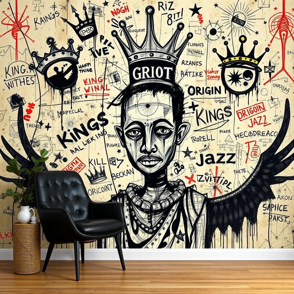 Black Art wallpaper designed to transform a wall into a cultural statement. Black Art wallpaper designed to transform a wall into a cultural statement.