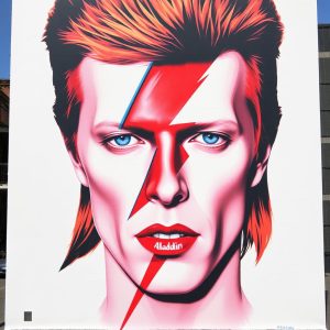 David Bowie’s Aladdin Sane Mural