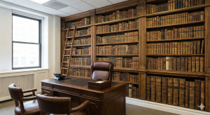 Lawyer's Office Faux Library wallpaper Mural