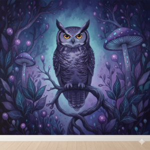 The Future Dusk Wildlife Mural Painting