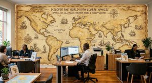 Vintage Cartography Wallpaper